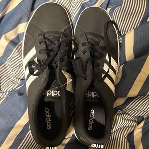 Adidas Classic Black and White Trainers